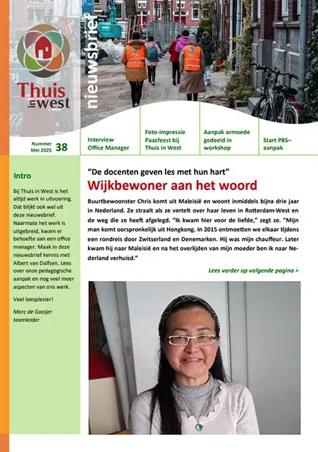 Afbeelding nieuwsbrief 38 nieuwsbrieven thuis in west