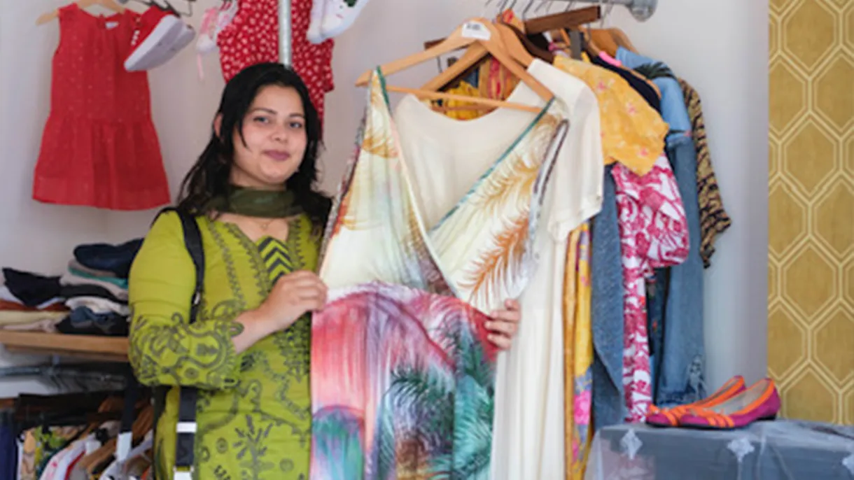 Tweedehands kleding zijn thuis in west
